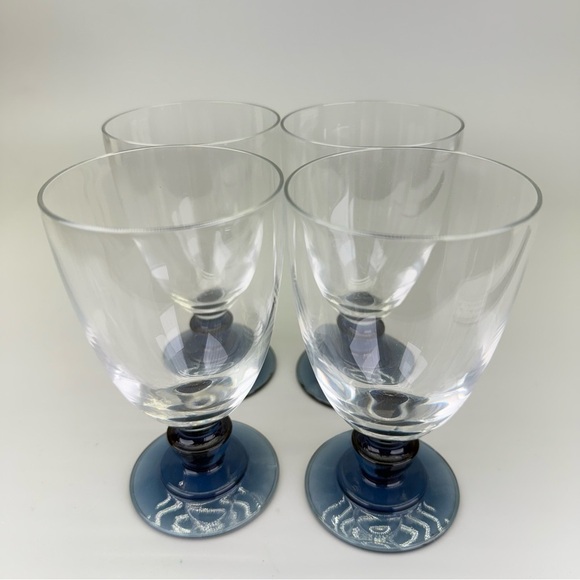 Set of Florian Blue Goblets - Picture 5 of 9
